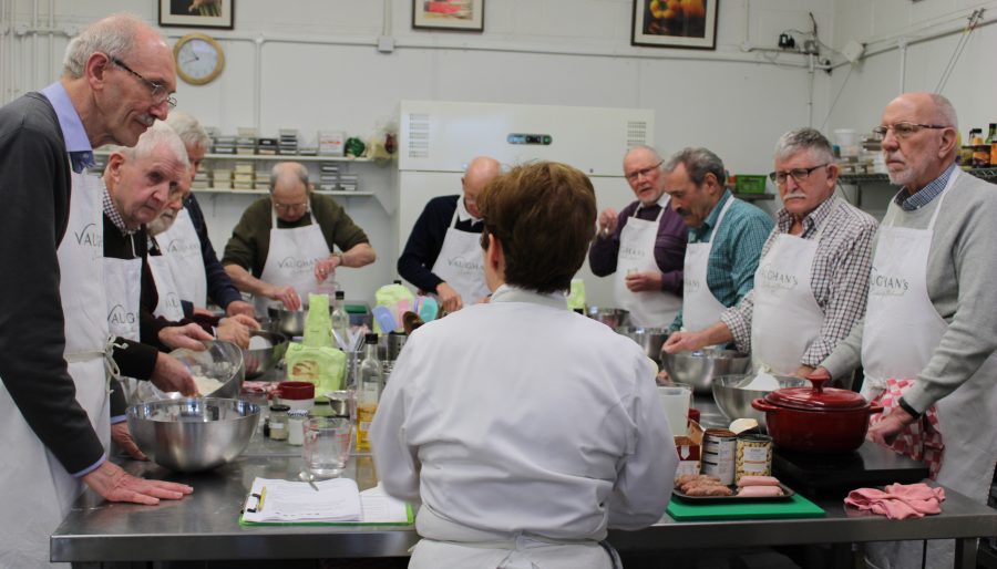 Male carer cookery course