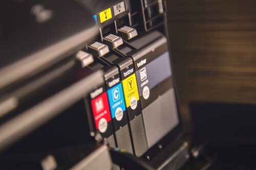 Picture of printer cartridges
